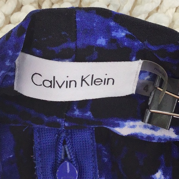 Calvin Klein deep blue halter dress - Picture 6 of 7